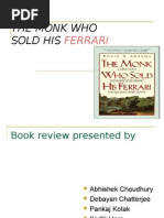 Book Review Presentation (The Monk Who Sold His Ferrari)