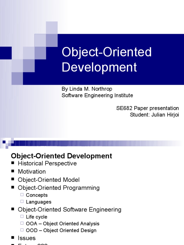 Object Oriented Development | PDF | Object Oriented Programming ...