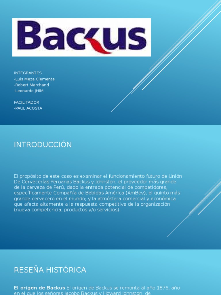 BACKUS | PDF | Bebidas | Business