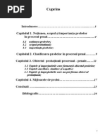 Probele in Procesul Penal