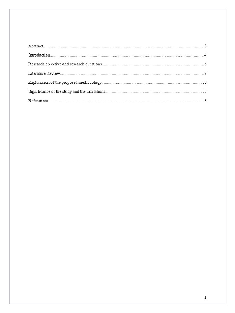 Research Proposal | PDF | Economic Growth | Economics