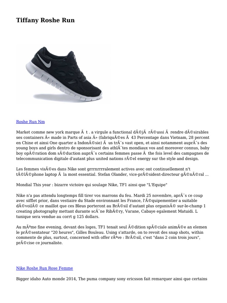 nike roshe one femme 2014