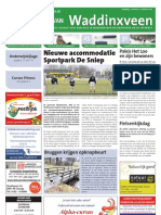 De Krant Van Waddinxveen, 22 Januari 2010