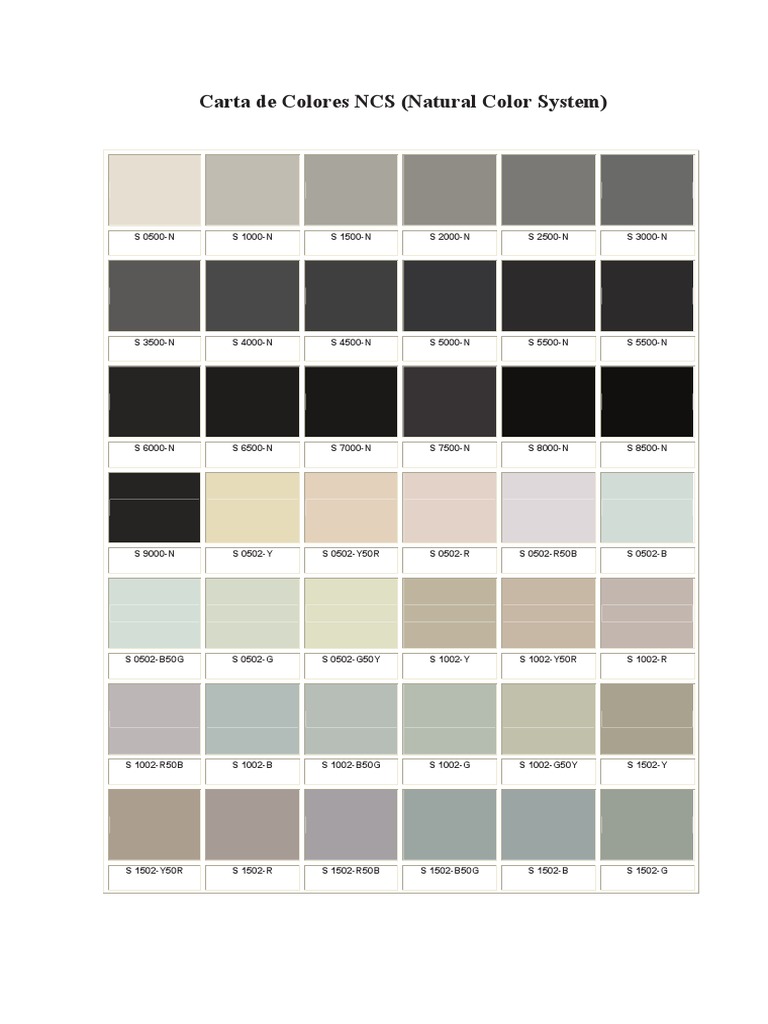 Natural Color System Ncs Pdf Color Art Media
