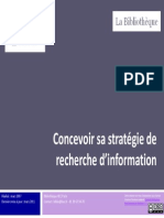 Concevoir Sa Stratégie de Recherche D'information