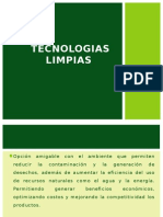 TECNOLOGIAS LIMPIAS