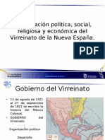 5organización Política, Social, Religiosa y Económica Del Virreinato de La Nueva España