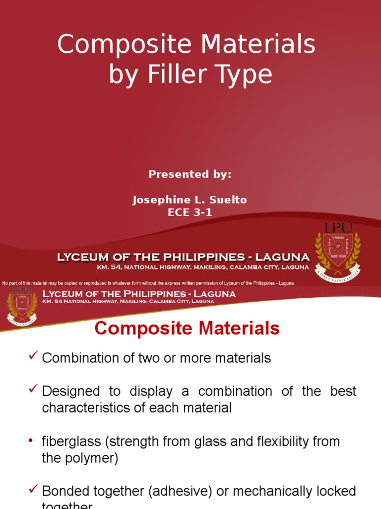 Composite Materials by Filler Type | PDF | Composite Material | Fibre ...