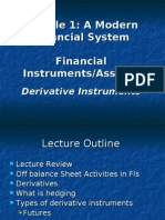 Lecture 3 - Financial Derivatives