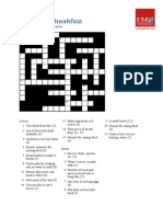 Learn English With Photos 2 - A Scottish Breakfast - Crossword