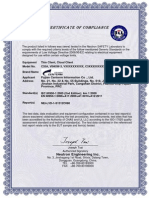 C35A CE LVD Certificate