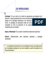 II Estrategia de Operaciones