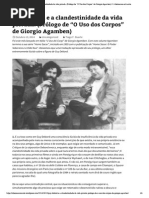 Guy Debord e a Clandestinidade Da Vida Privada