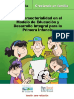 Manual de Intersectorialidad