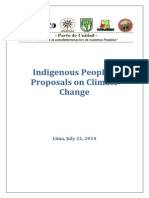 Indigenous Peoples Proposals on Climate Change