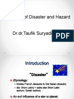 Overview of Disaster and Hazard 2014