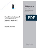 Diagnóstico Del Servicio Civil Peruano