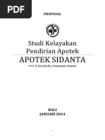 Download ProposalStudiKelayakanApotekbyApotekSidantaSN255383211 doc pdf