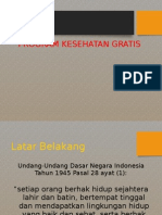 Program Kesehatan Gratis