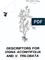 Descriptors for Vigna aconitifolia and V. trilobata plant varieties