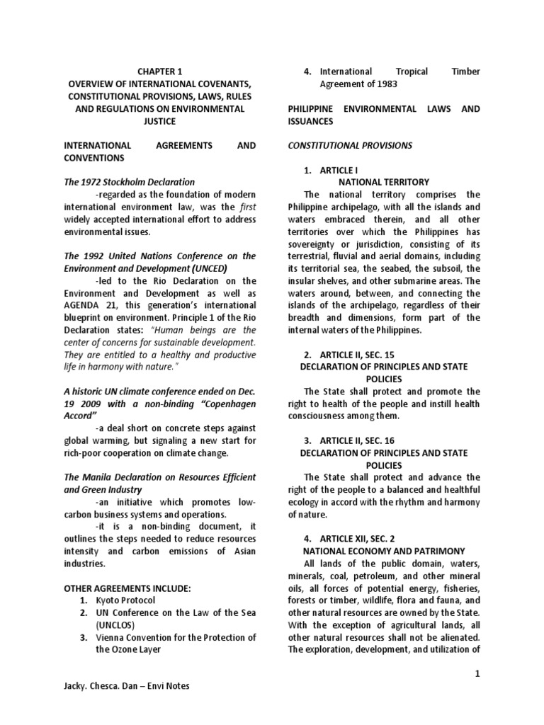 Sources of environmental law picture