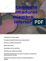 Tratamiento Quemaduras Miembro Inferior 1