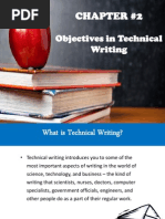 Chapter 2 - Objectives in Technical Writing