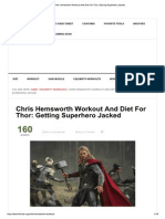 Chris Hemsworth Workout ...Etting Superhero Jacked
