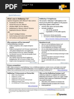 NetBackup 7.6 Cheat Sheet