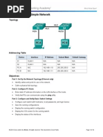 2.3.3.4 Lab - Building A Simple Network