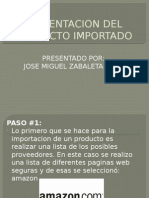 Presentacion Del Producto Importado