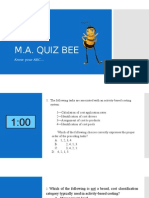 Ma Quiz Bee