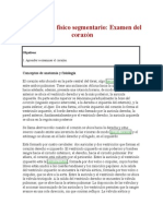 Del Examen Físico Segmentario Cardio