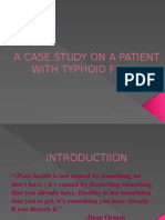 A Case Study On A Patient With Typhoid