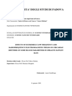 Effects of Extremely Low Frequency and Radiofrequency Electromagnetic Fields On Circadian Rhythms of Some Blood Parameters in Sprague-Dawley Rats