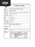 HCI Course Outline Sem 2 2007 2008