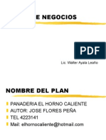 Ejemplo Deun Plan de Negocios