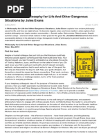 Philosophy for Life and other Dangerous situations