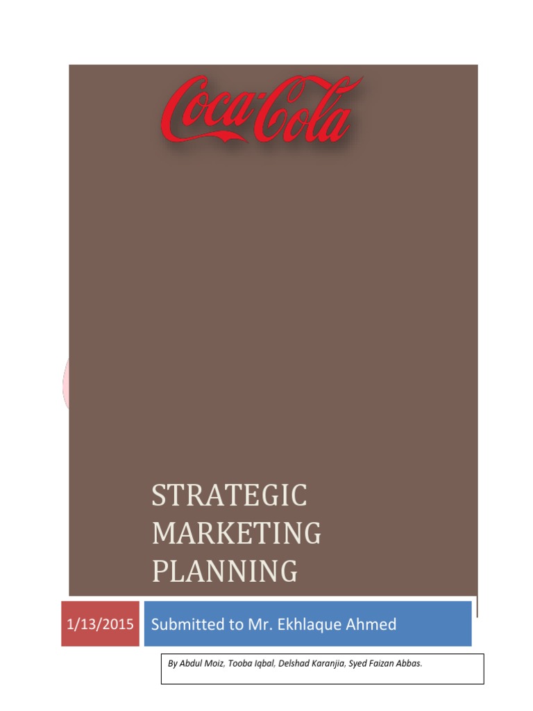 Coca-Cola Pakistan: Strategic Marketing Insights | PDF | Coca Cola ...