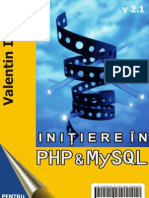 Initiere PHP Si MySQL