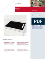 Frigidaire FFEC3024L W/B 30" Electric Drop-In Cooktop Manual