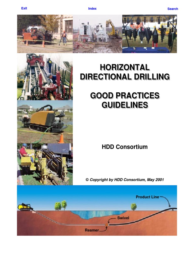 Horizontal Directional Drilling HDD Good Practices | PDF | Drilling Rig ...