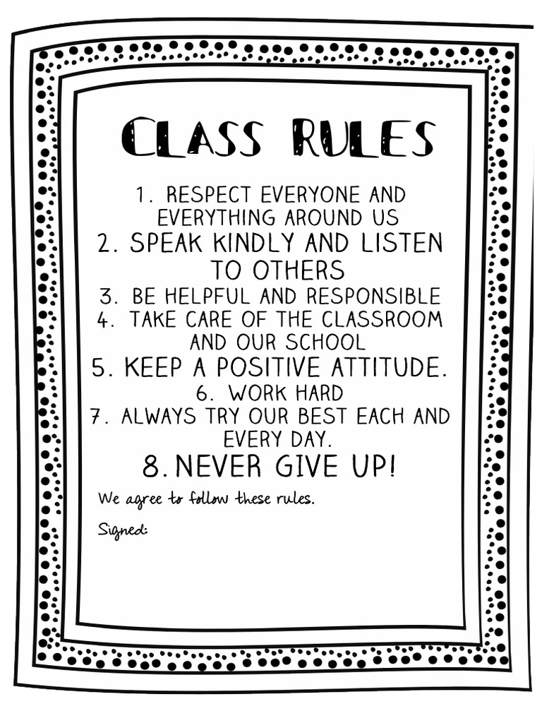 Class Rules PDF