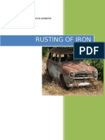 Rusting of Iron