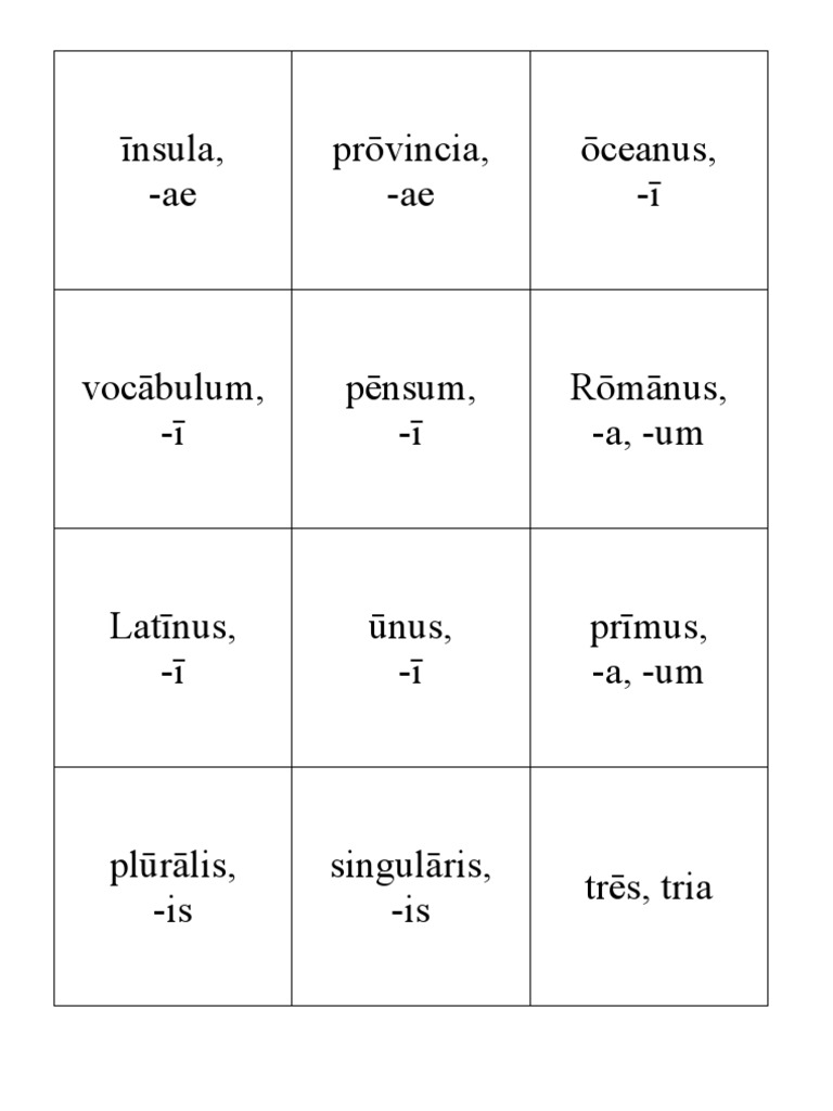 Diccionario de Términos en Latín PDF | PDF