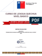 Modulo Del Curso Quechua Metodo Pachacutec