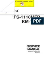 KYOCERA FS-1118MFP KM-1820 Service Manual Pages