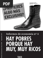 Informes de economía nº4 - Hay pobres porque hay muy, muy ricos - Taifa