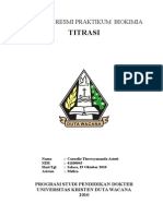 TITRASI ASAM BASA LAPORAN PRAKTIKUM BIOKIMIA