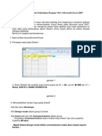 Membuat Aplikasi Input Sederhana Dengan VBA Microsoft Excel 2007 Bagian 1